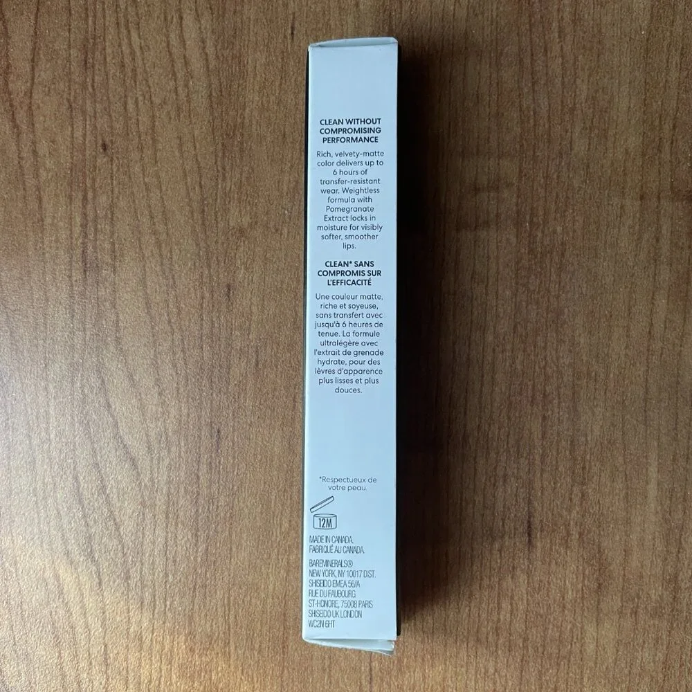 BareMinerals Mineralist Lasting Matte Liquid Lipstick Spirited 3.5 mL 0.11 oz